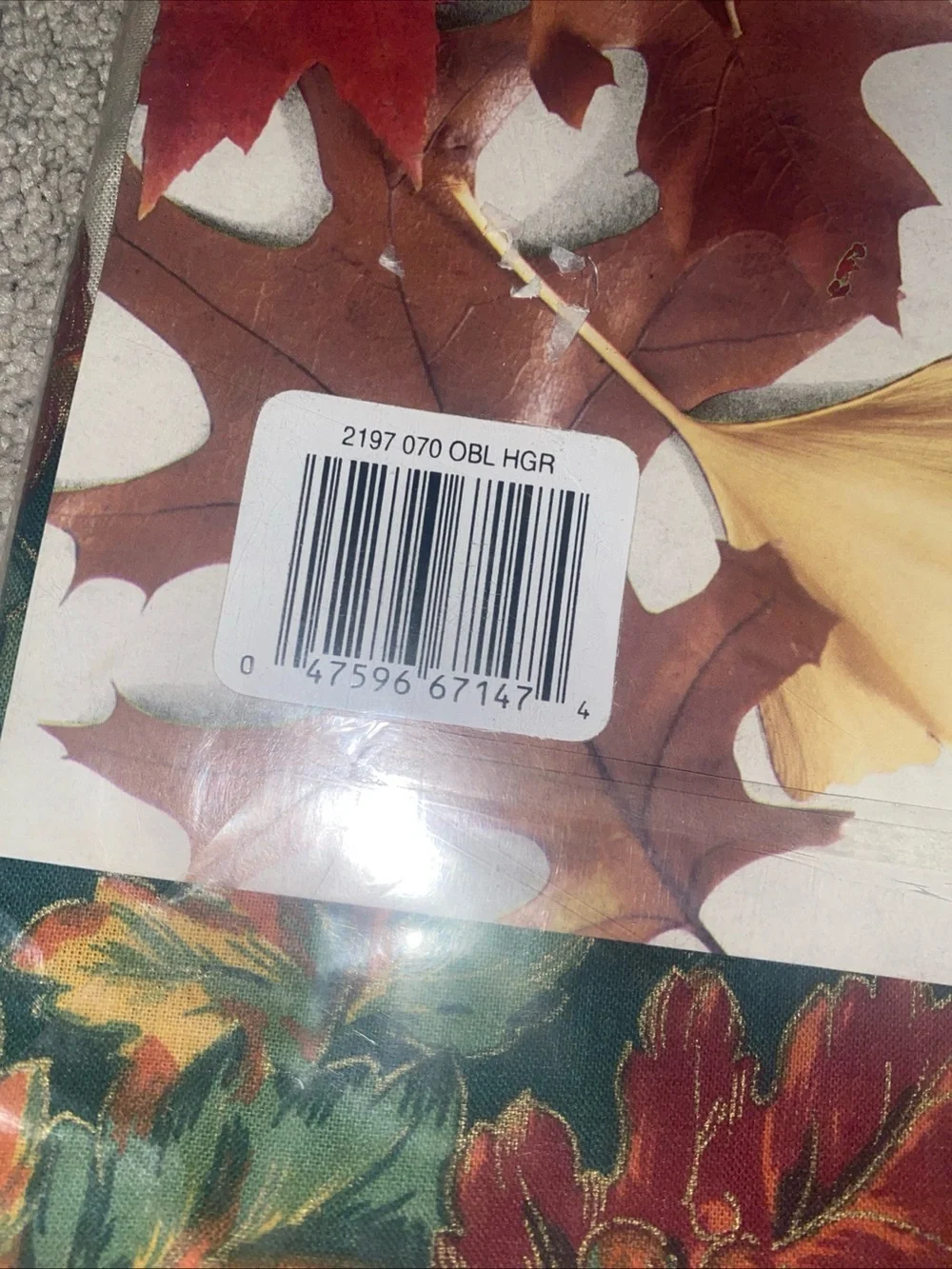 Bardwil Seasons Turkey Thanksgiving VTG Tablecloth 52”x70” Oblong Autumn Hill